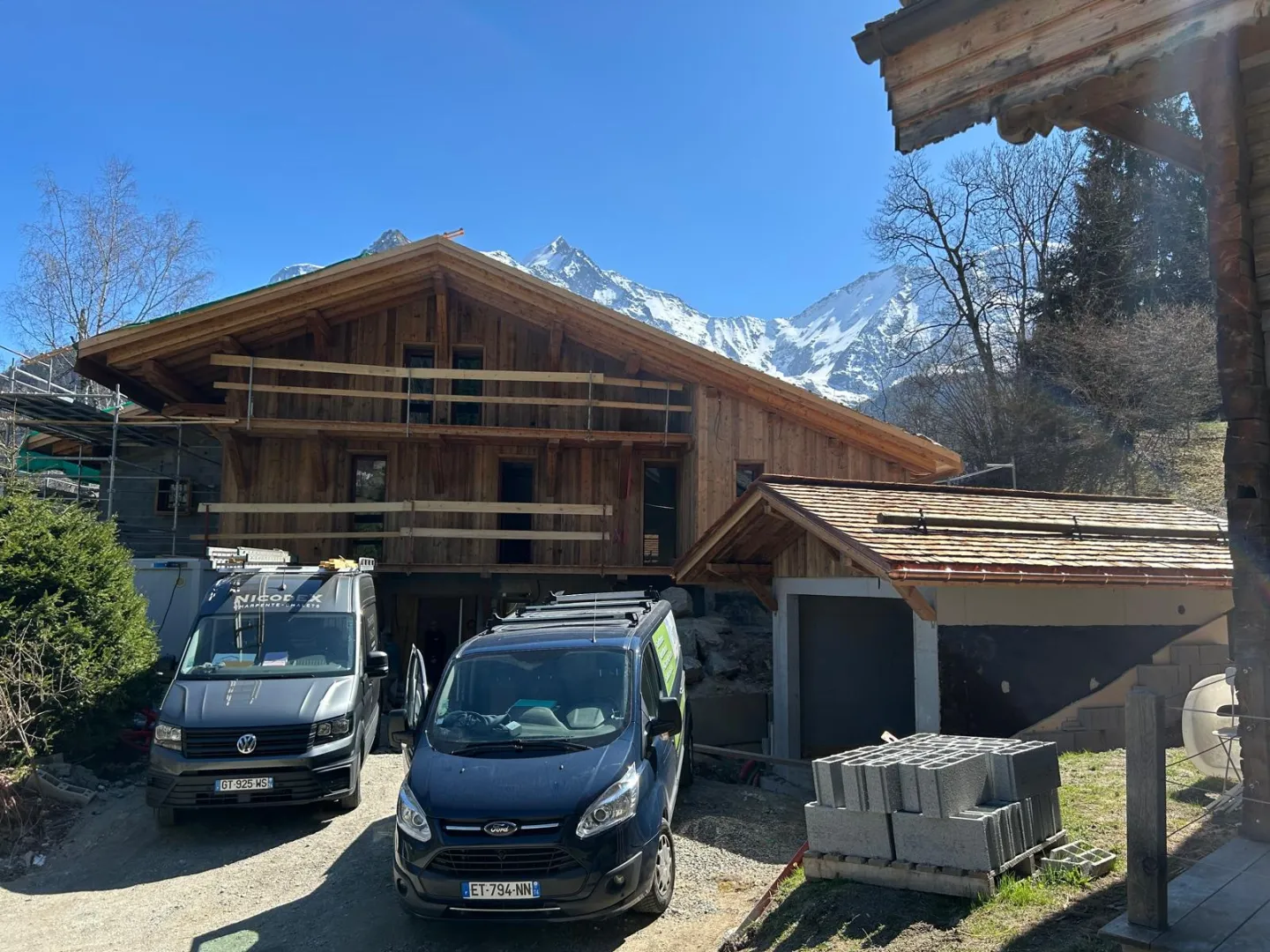 Chalet - Bardage vieux bois - Saint-Nicolas de Véroce