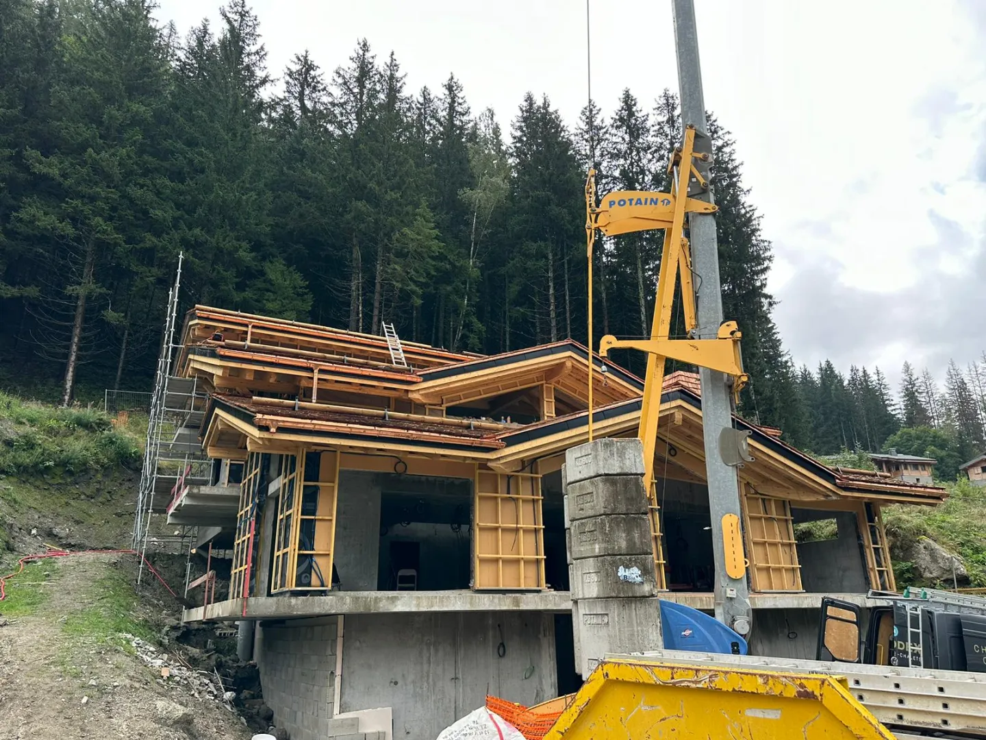 Couverture tavaillons - Le Lavancher - Chamonix